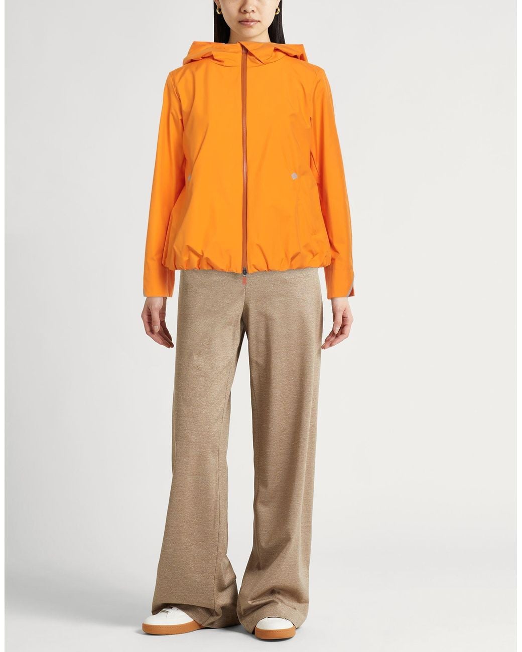 Herno Orange Laminar Jacket Polyester