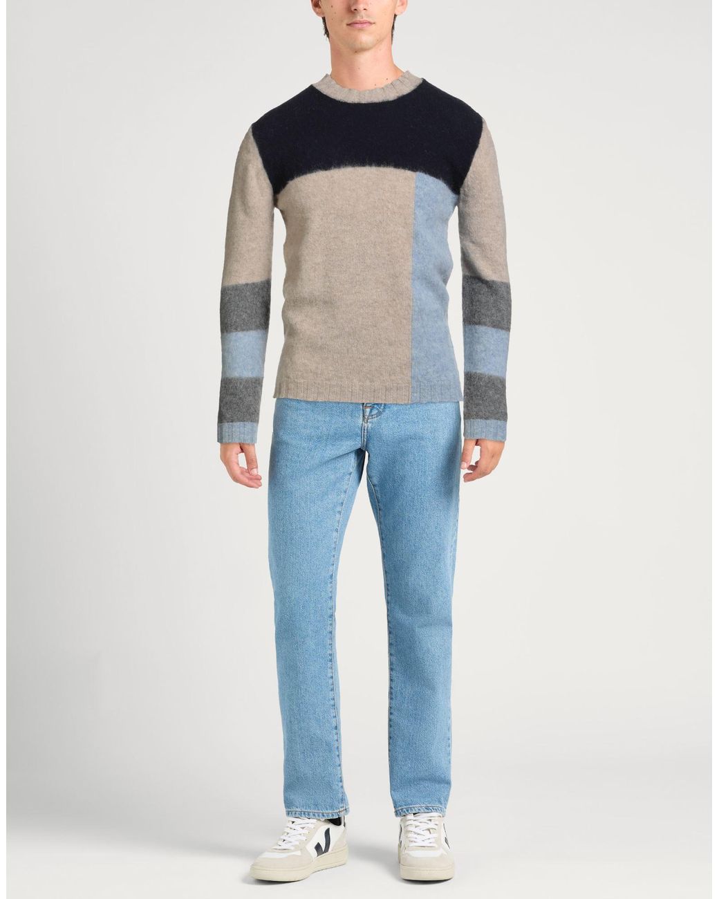 Pullover Alpha Studio de hombre de color Blue