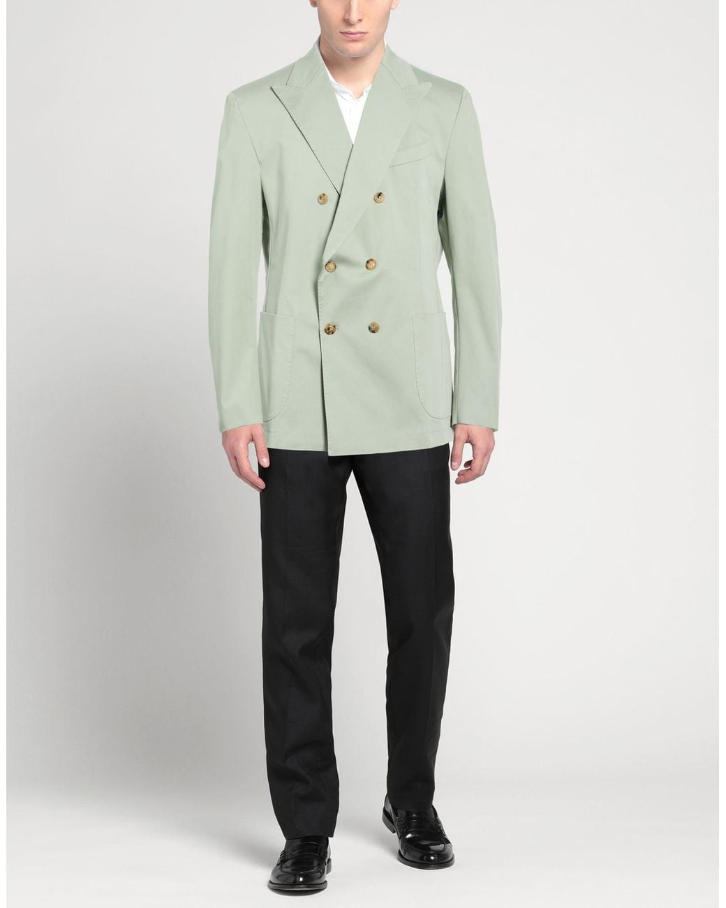 Windsor. Green Blazer Cotton, Elastane for men