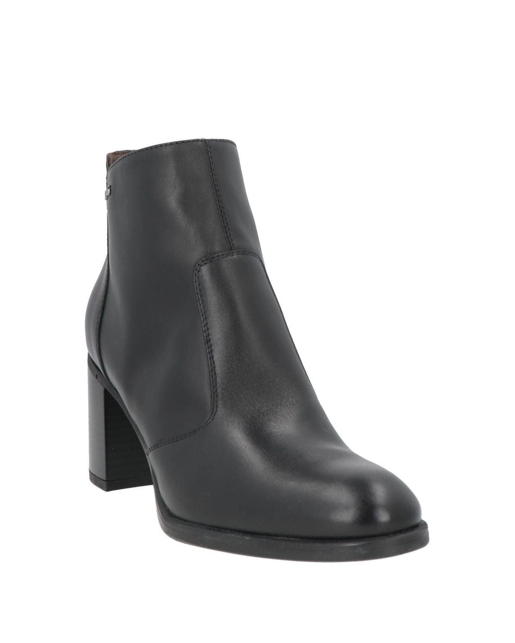 Nero Giardini Black Ankle Boots Leather
