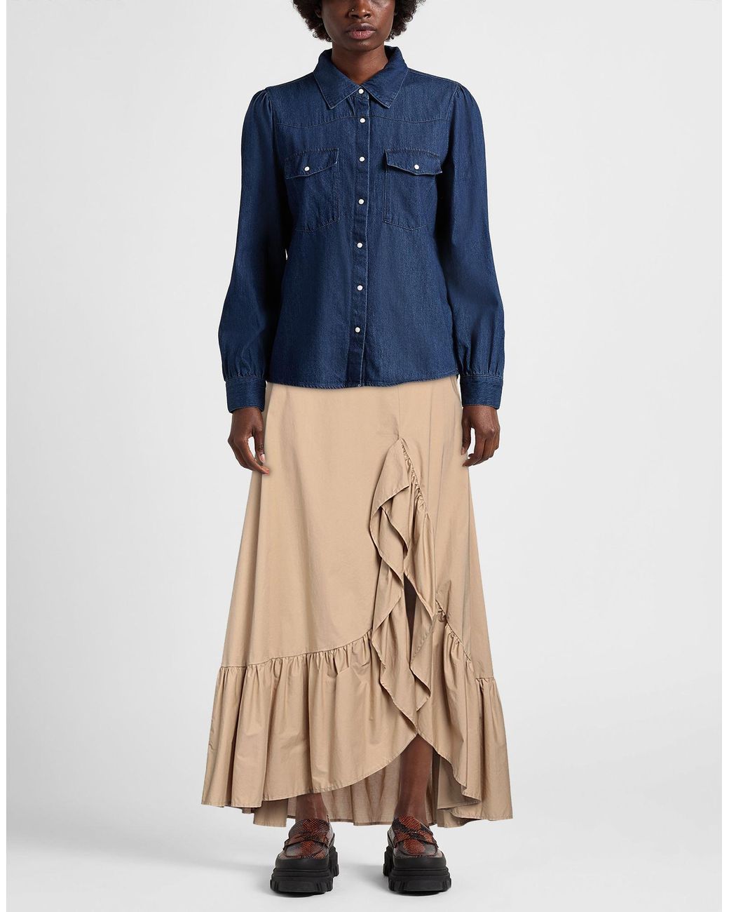 Twinset Natural Maxi Skirt