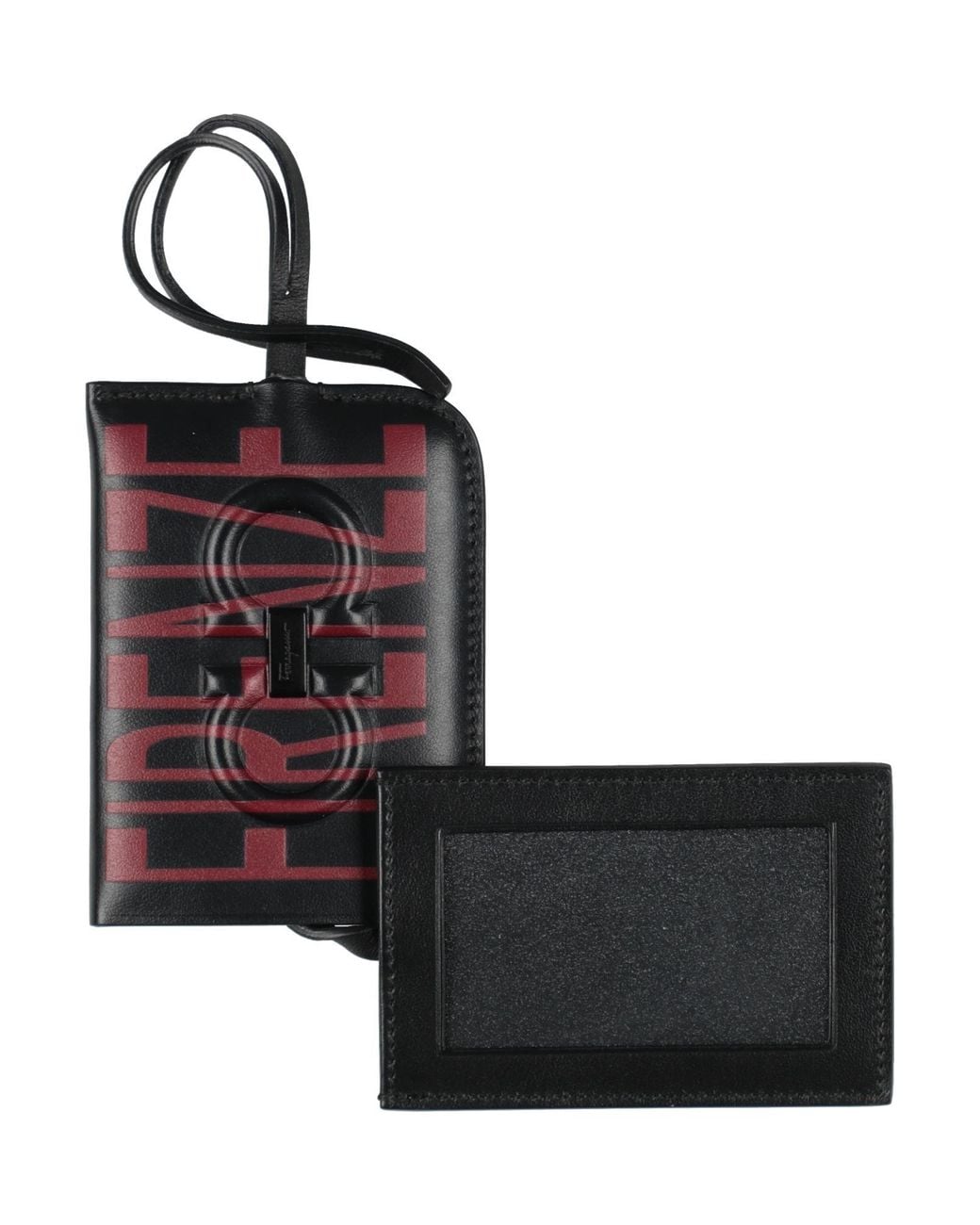 Ferragamo White Document Holder Leather for men