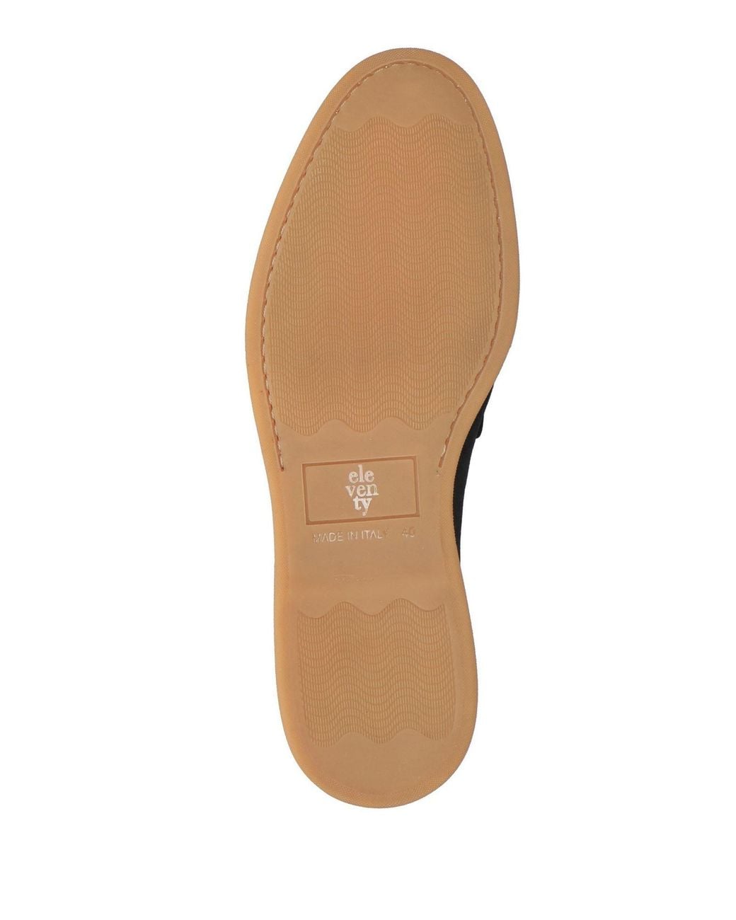 Eleventy Blue Midnight Loafers Leather for men