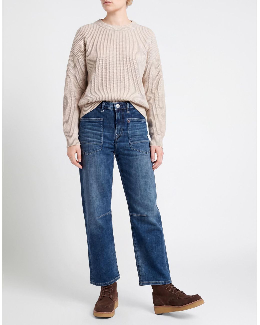 True Religion Blue Jeans Cotton, Polyester, Elastane