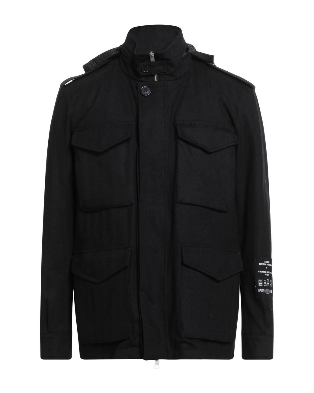 Paltò Black Coat for men