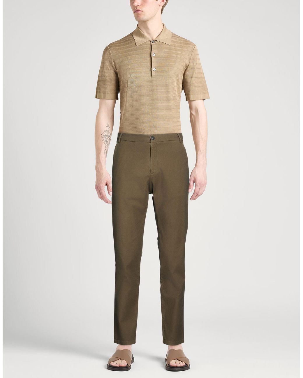 Trussardi Gray Trouser for men
