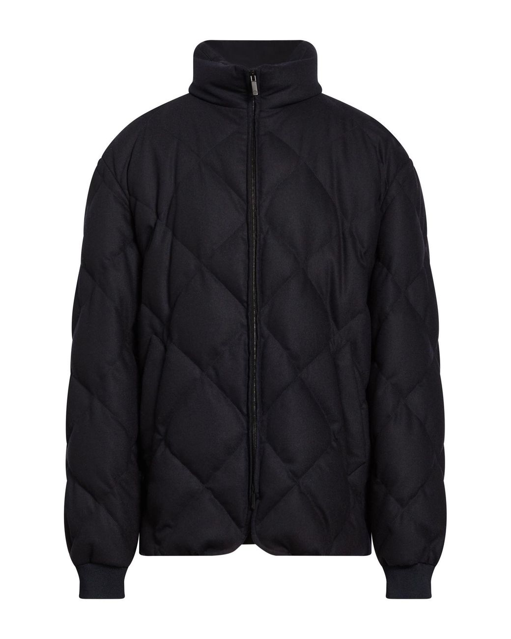 Giorgio Armani Blue Midnight Puffer Virgin Wool, Cashmere, Elastane, Viscose, Polyamide for men