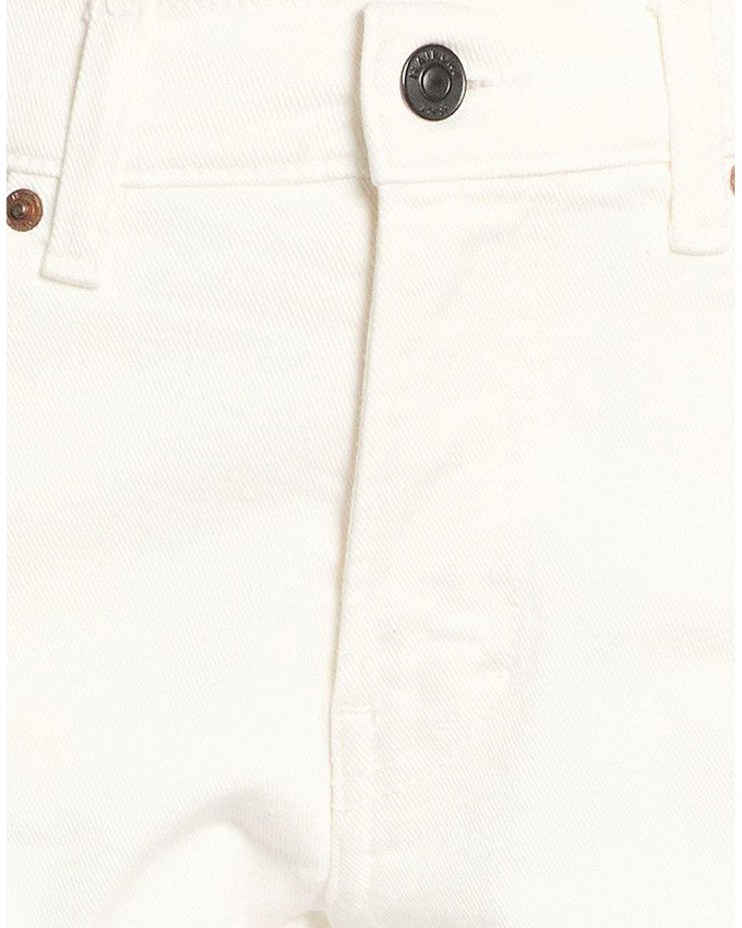 Haikure White Jeans Cotton, Elastane