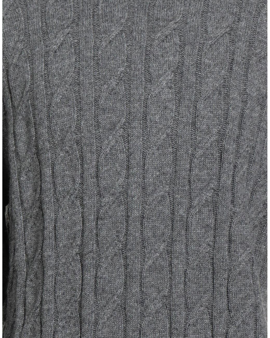 DIGEL Gray Turtleneck Wool, Nylon for men