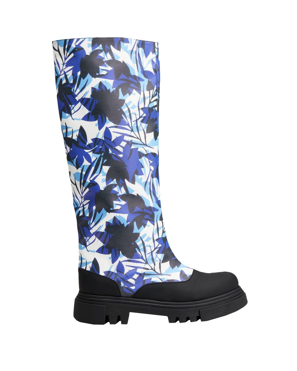 8 by YOOX Leather Knee Boots in Black - Lyst