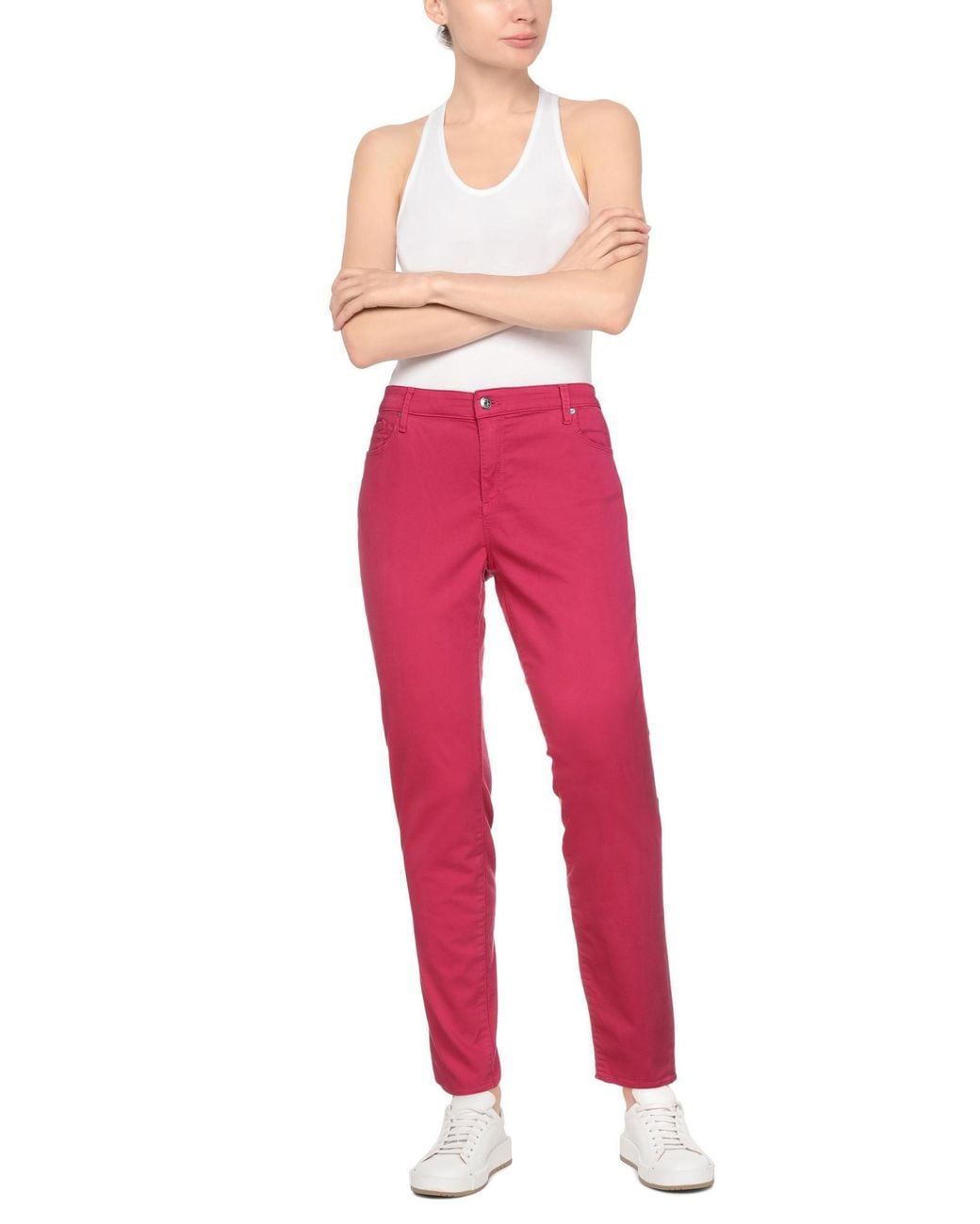 ARMANI EXCHANGE Red Trouser