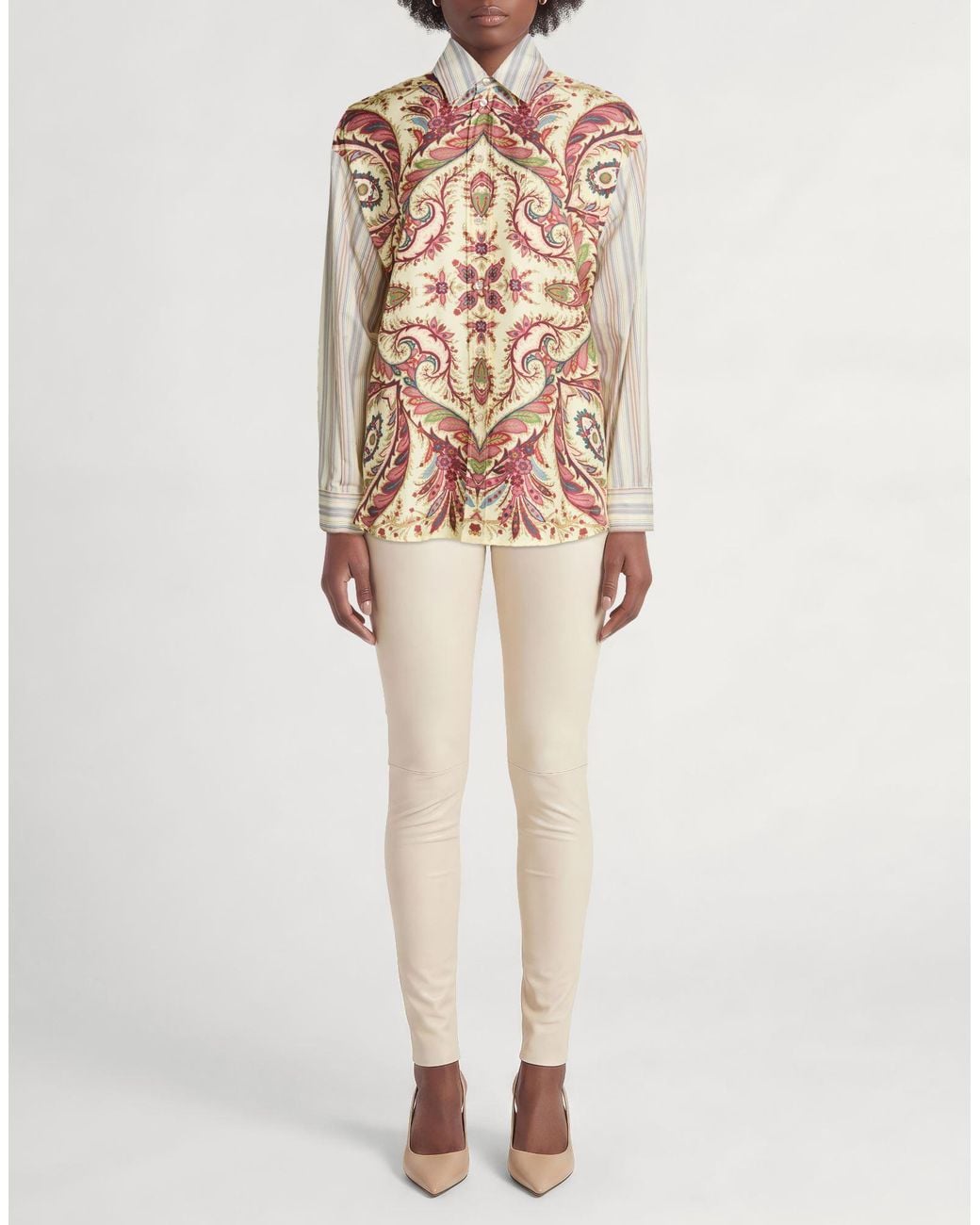 Etro Pink Shirt Cotton