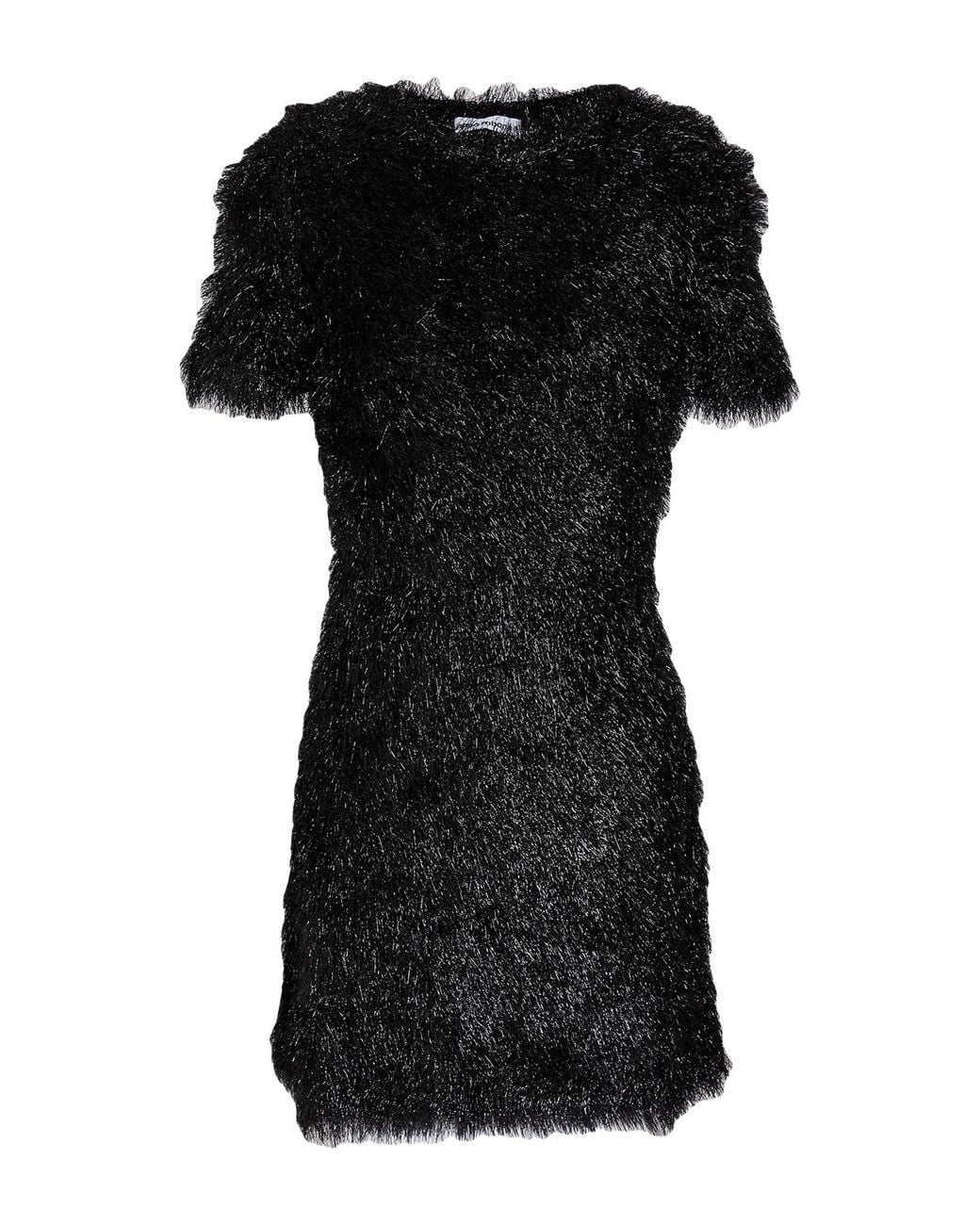 Rabanne Black Mini Dress Polyamide, Viscose