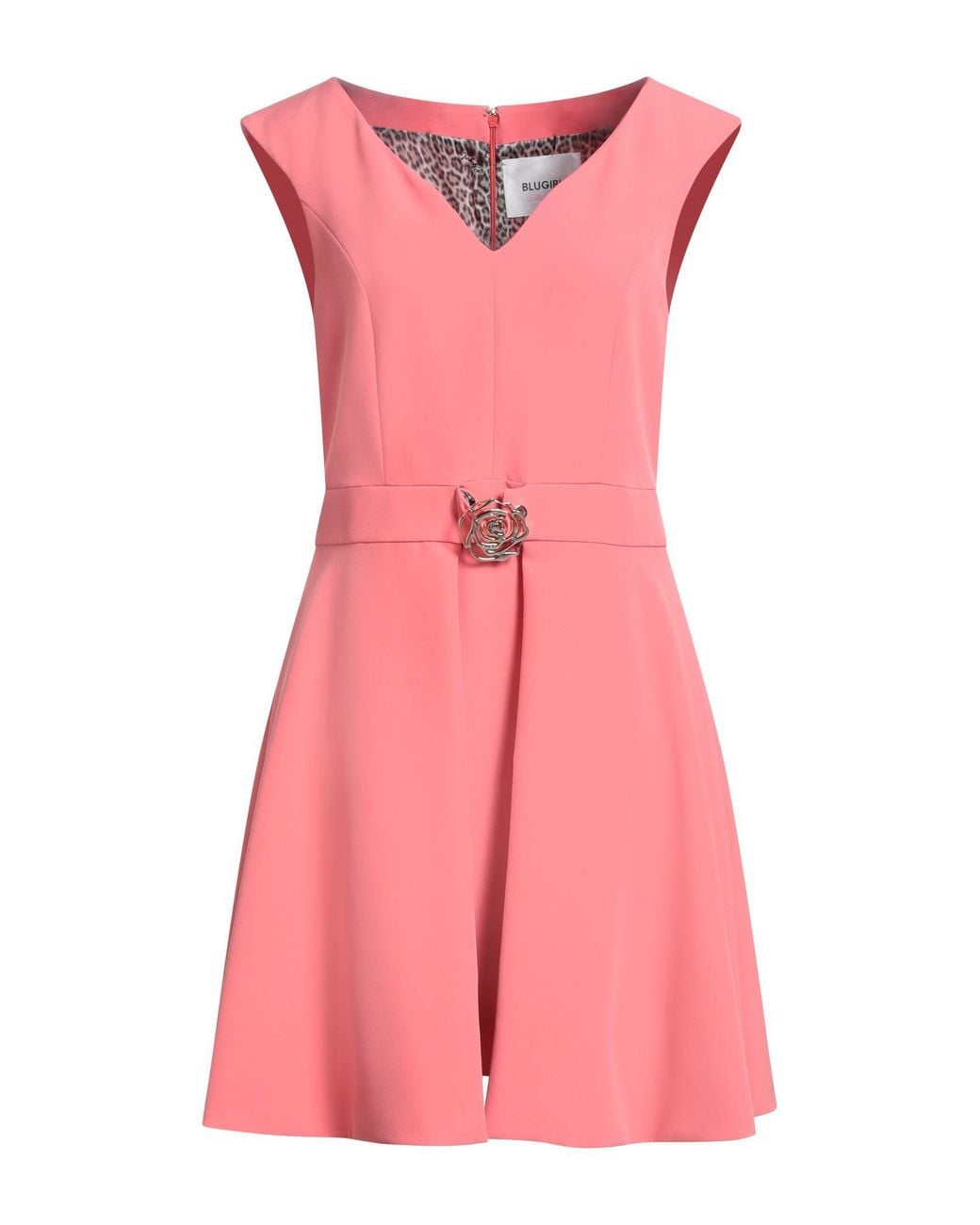 Blugirl Blumarine Pink Mini Dress Polyester, Elastane
