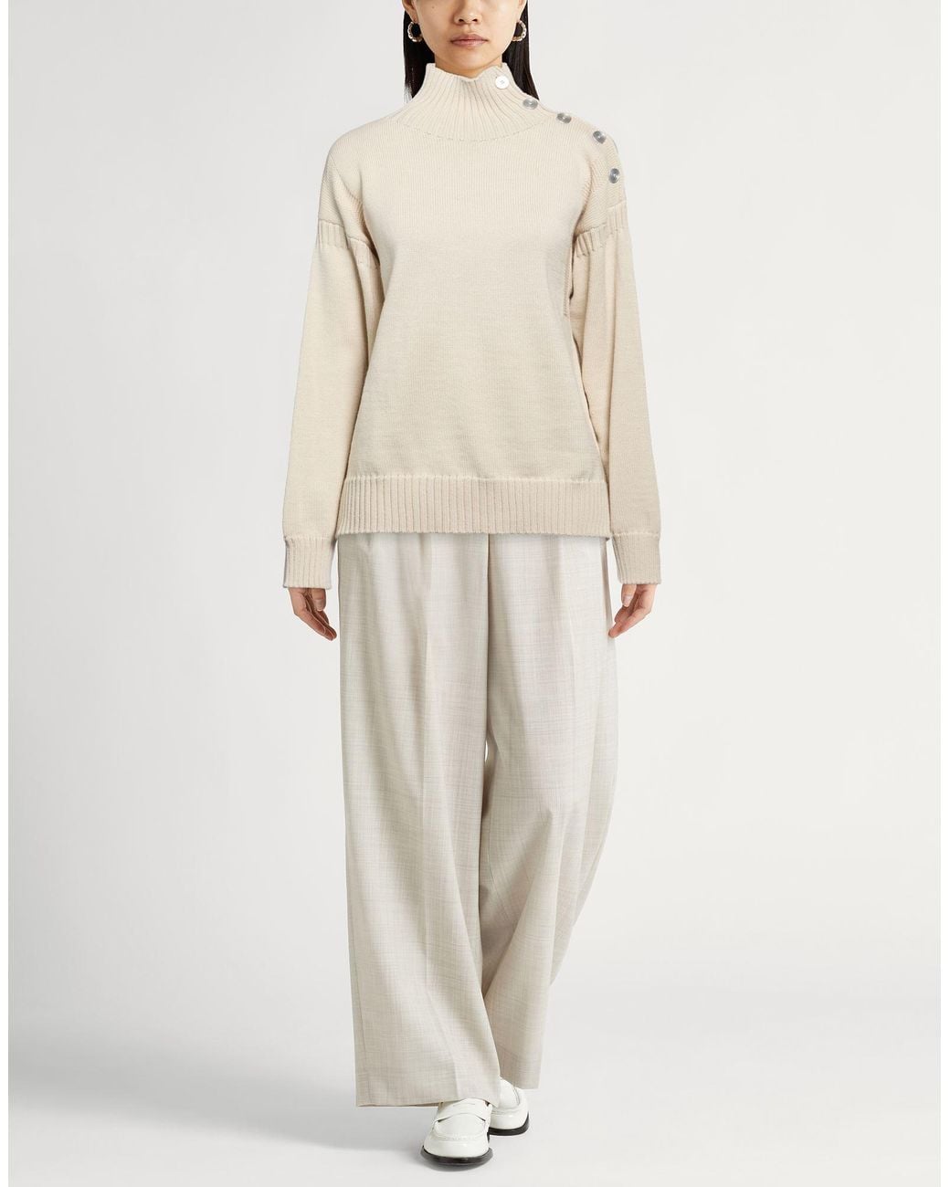 Col Roulé Jil Sander en coloris White