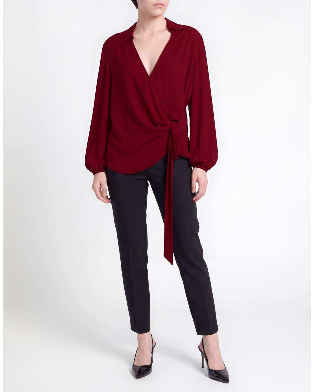 Top Carla G en coloris Red