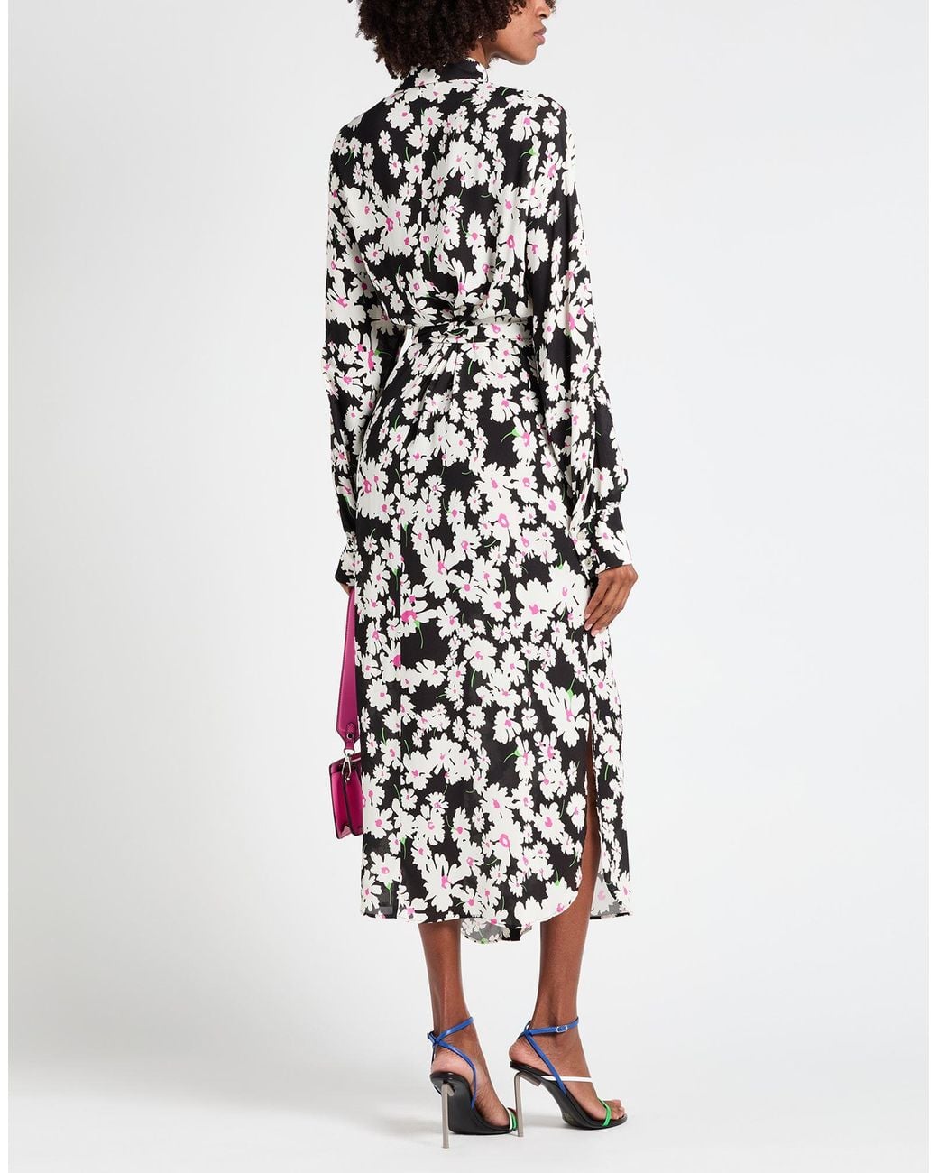 MSGM White Maxi Dress Viscose