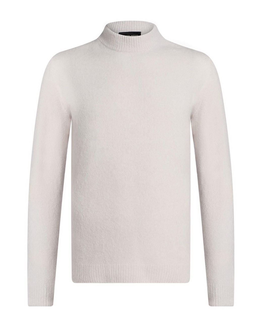 Roberto Collina White Sweater Cashmere, Silk, Polyester for men