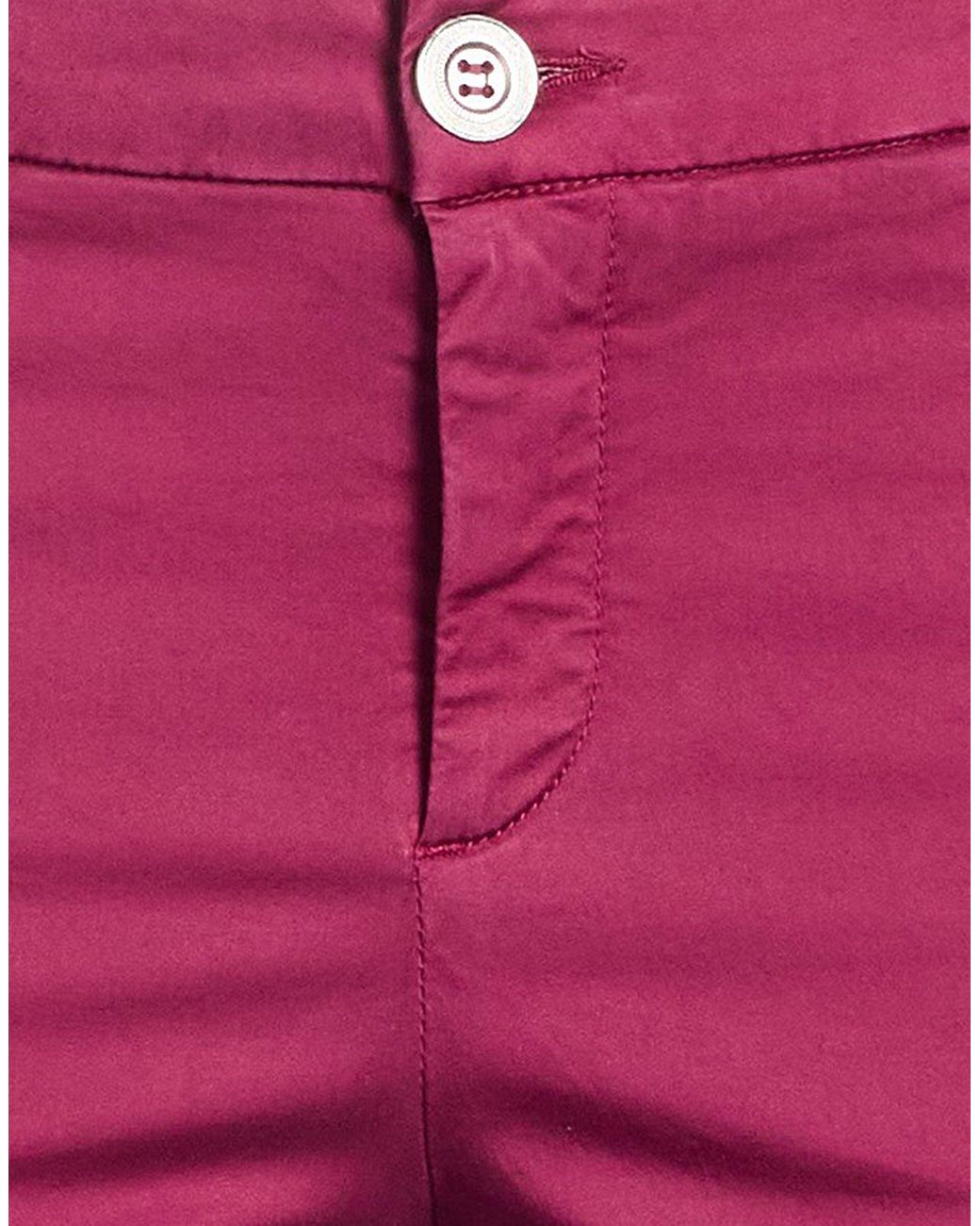Nero Giardini Red Pants Cotton, Elastane