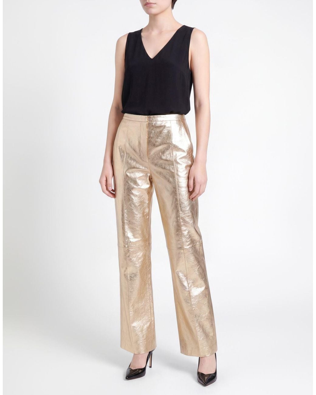 Forte_forte Natural Pants Leather