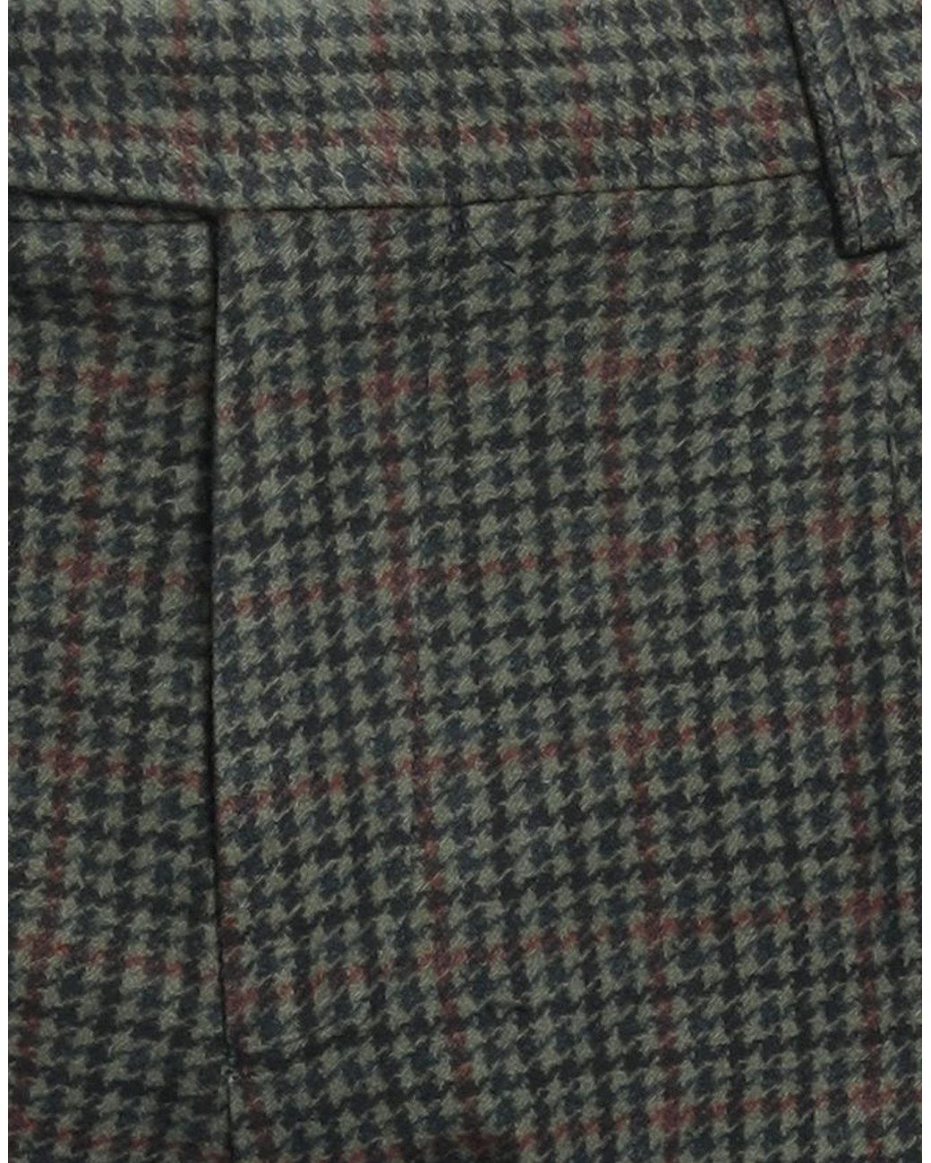Berwich Gray Pants Cotton, Elastane for men