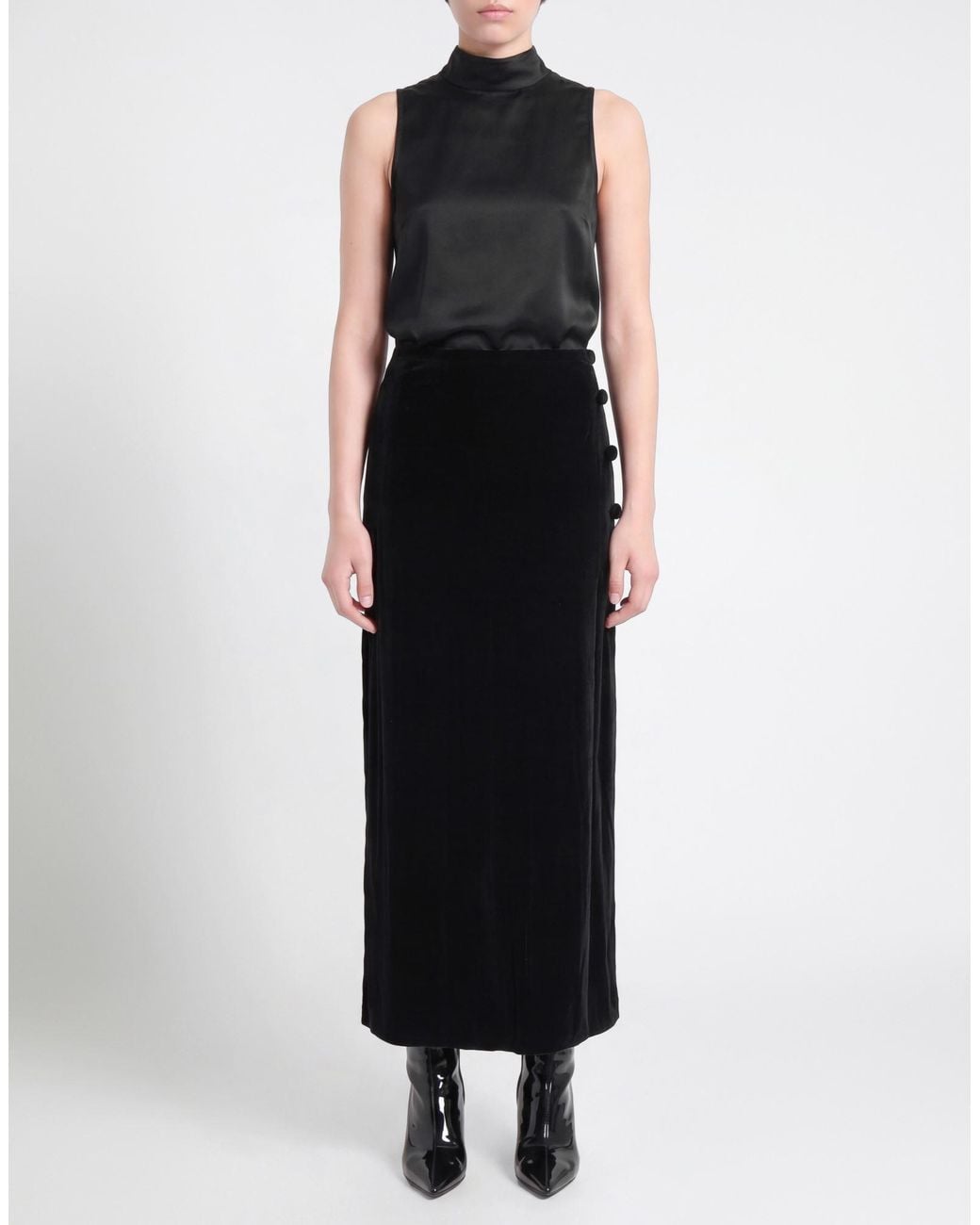 Ganni Black Maxi Skirts