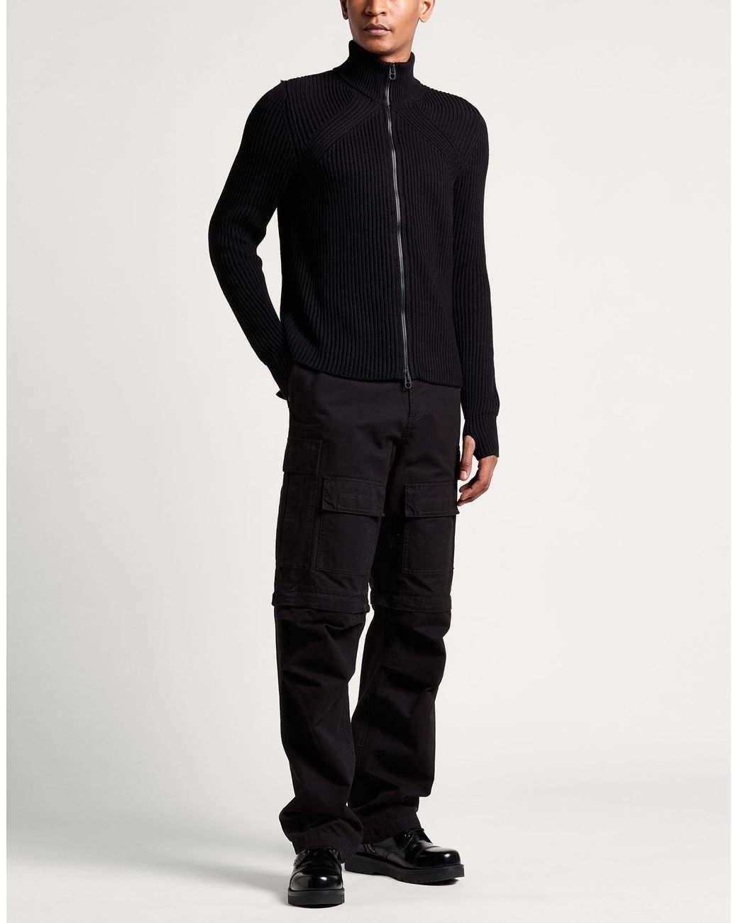 JG1 Black Cardigan for men