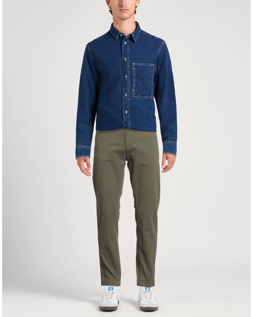 Officina 36 Green Trouser for men