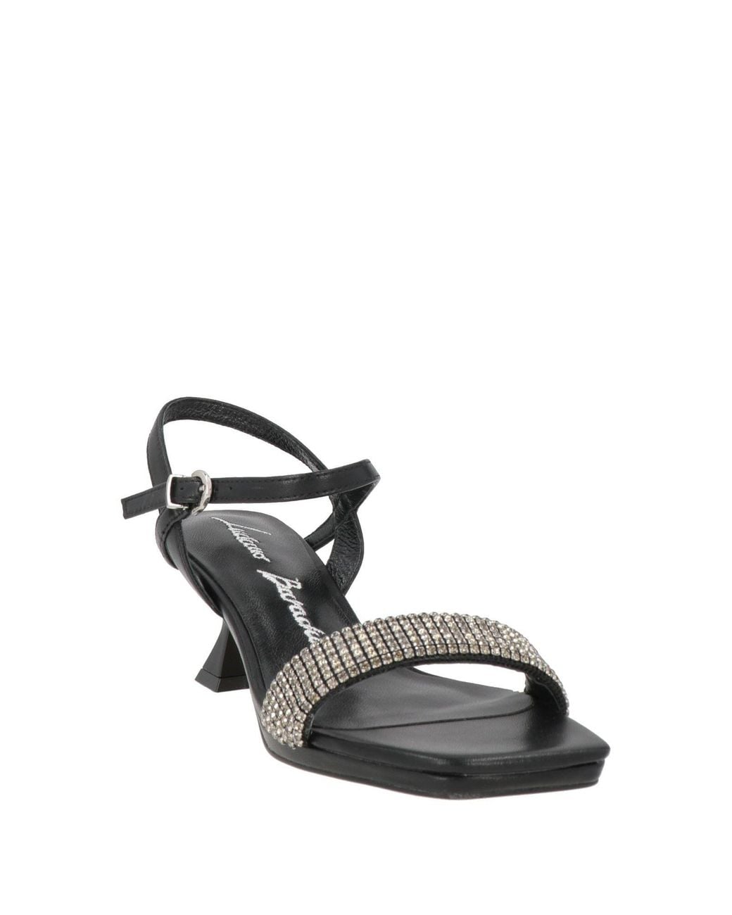 Luciano Barachini Black Sandals Leather