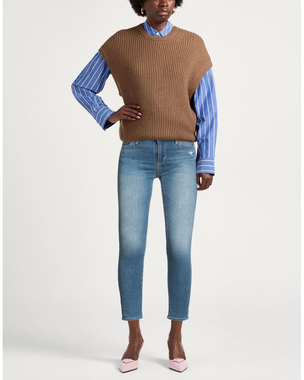 AG Jeans Blue Jeans Cotton, Polyester, Elastane
