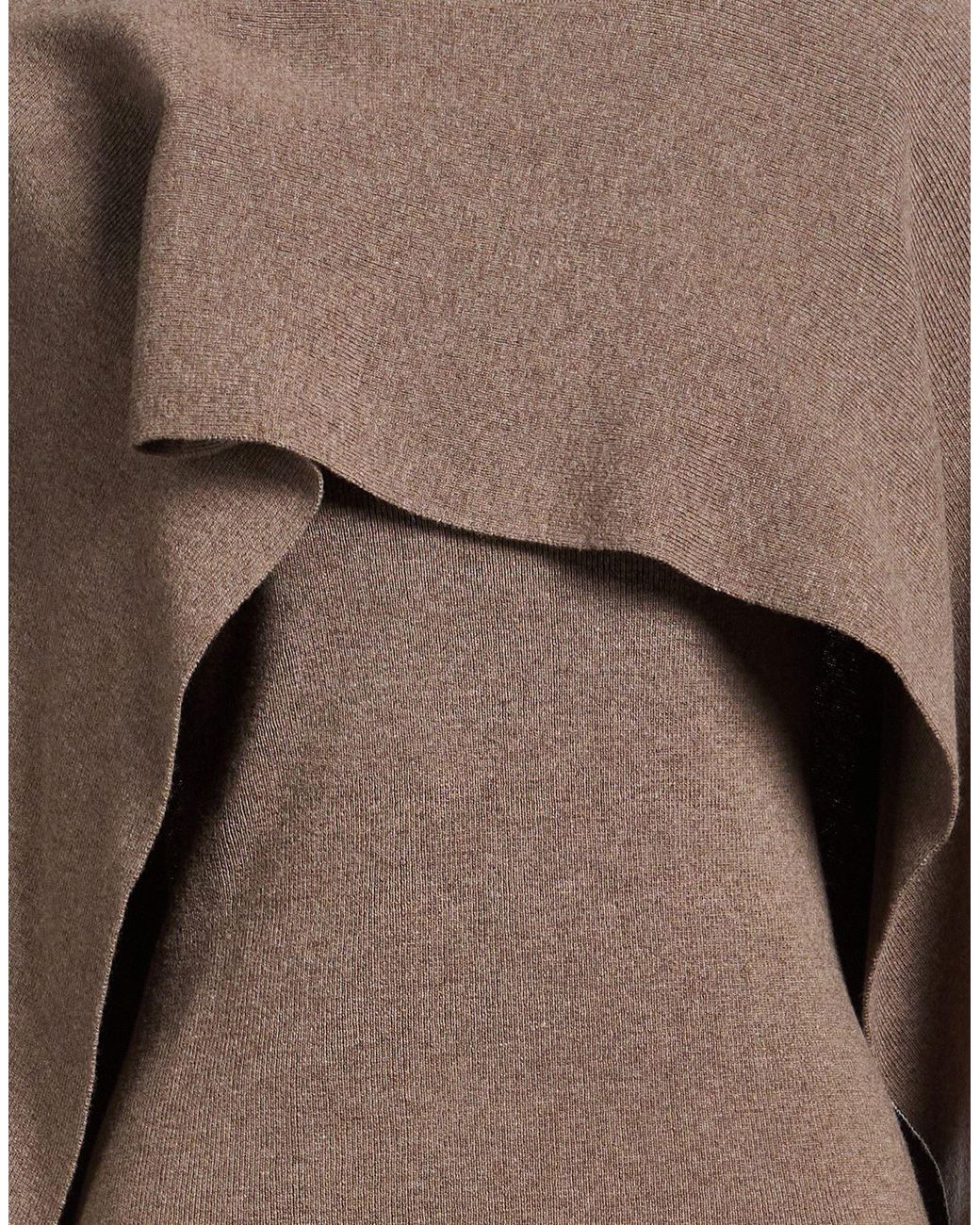 Magda Butrym Brown Turtleneck Wool