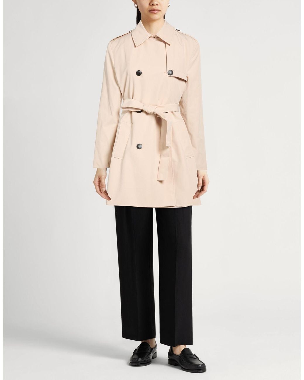 MAX&Co. Natural Overcoat & Trench Coat