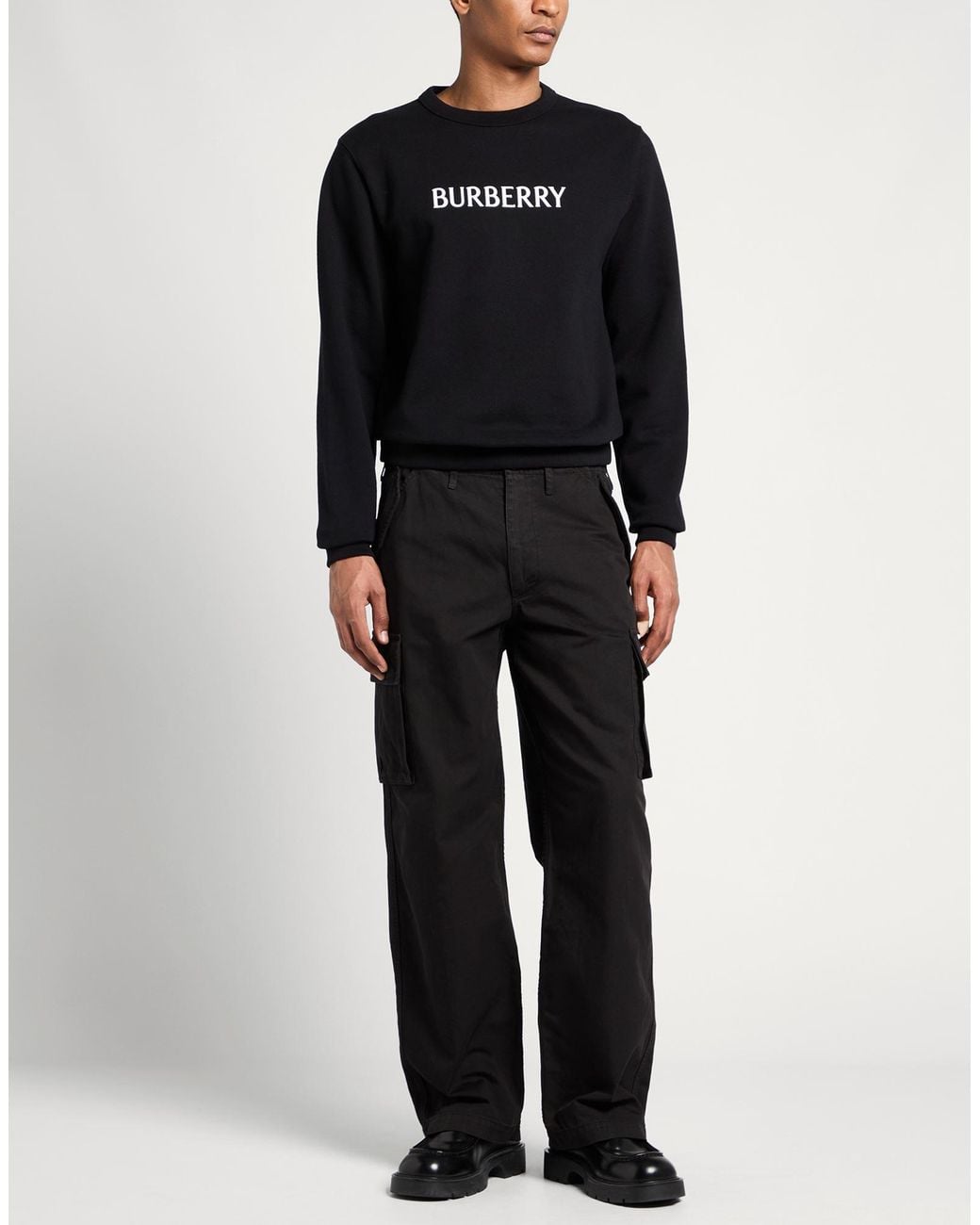 Burberry Black Pants Cotton for men