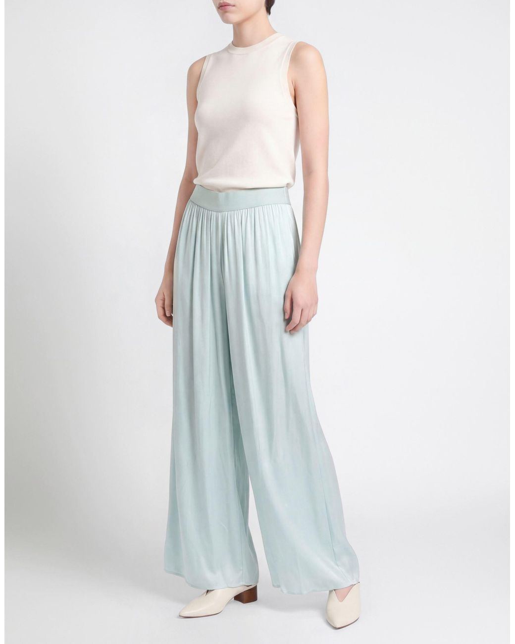 .., merci italia Blue Pants Viscose