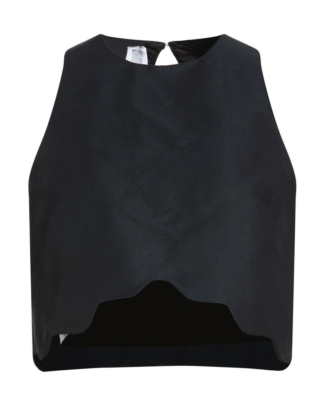 Rosie Assoulin Black Top Cotton, Acetate
