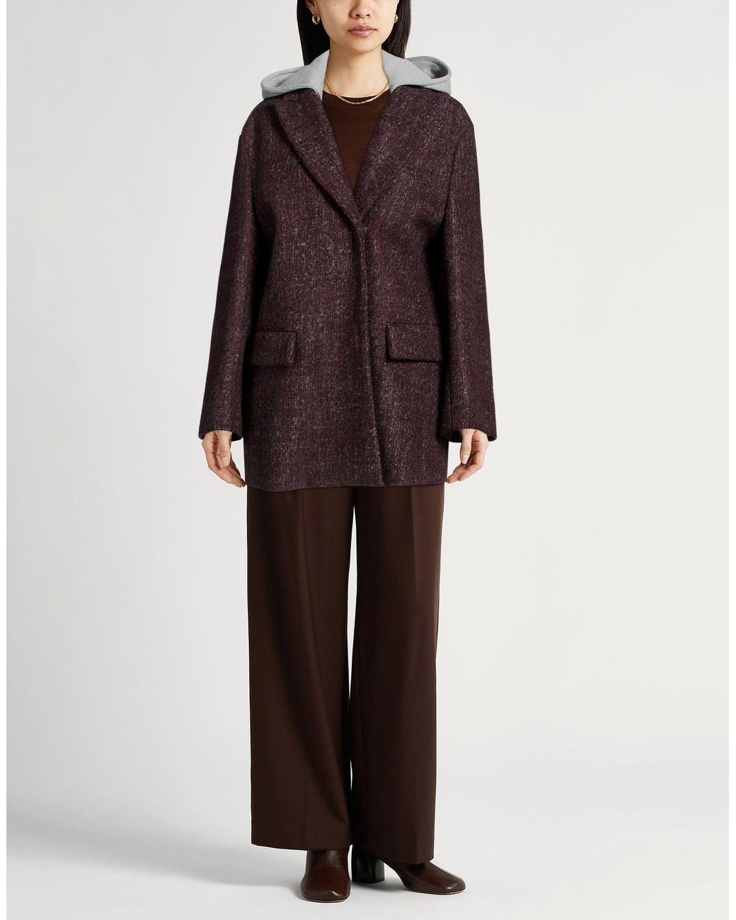 Alysi Brown Coat