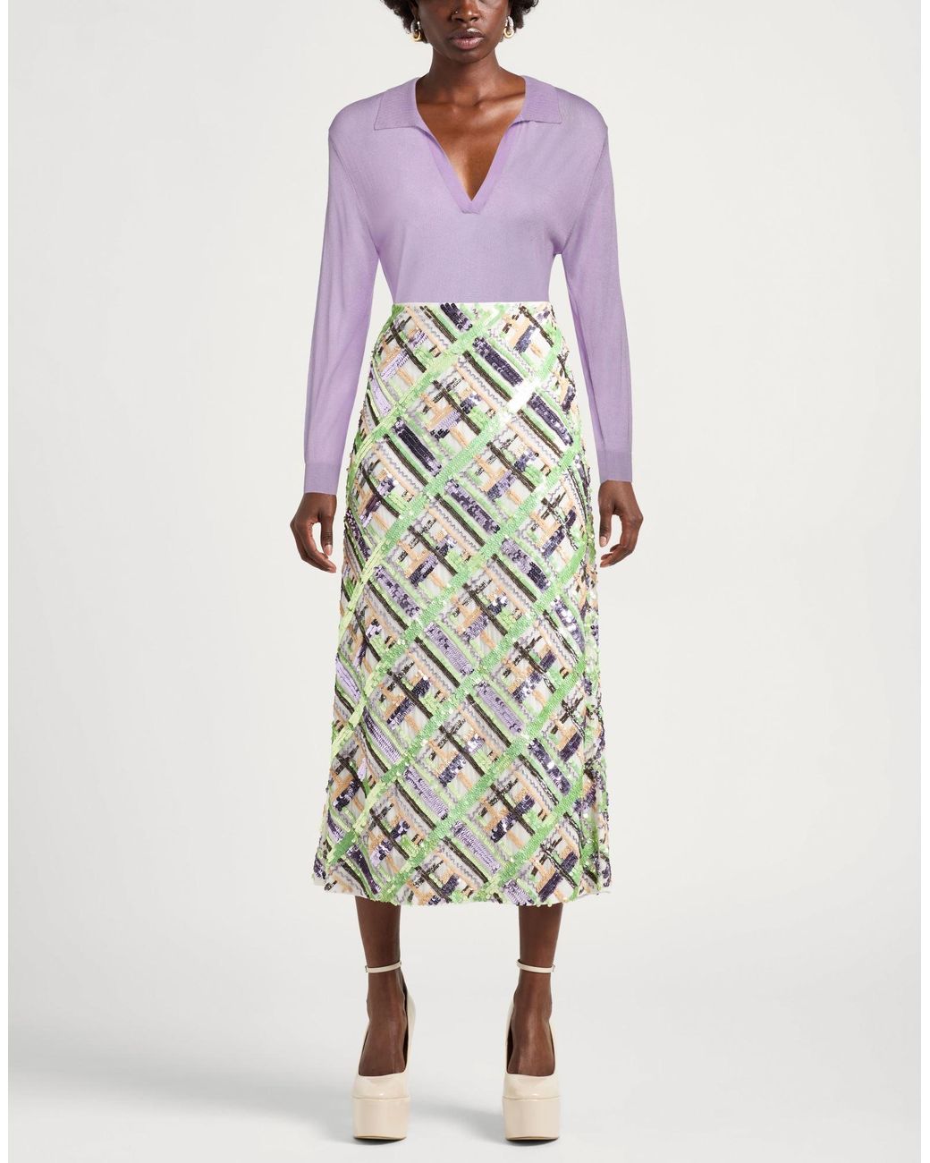 Roy Rogers Purple Sweater Cupro