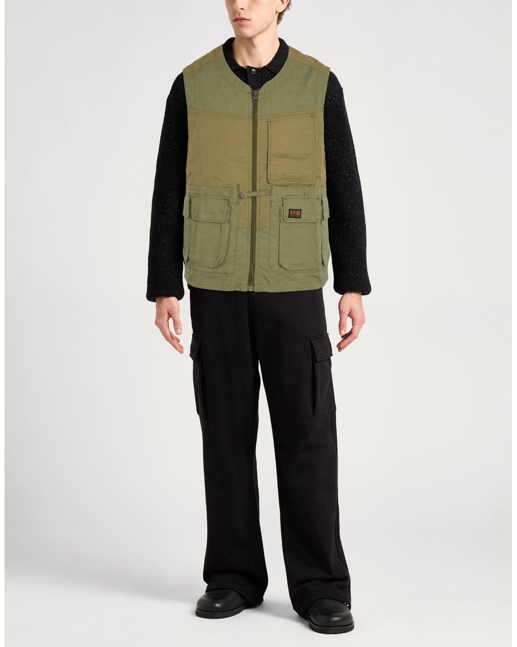 G-Star Green Gilet for men