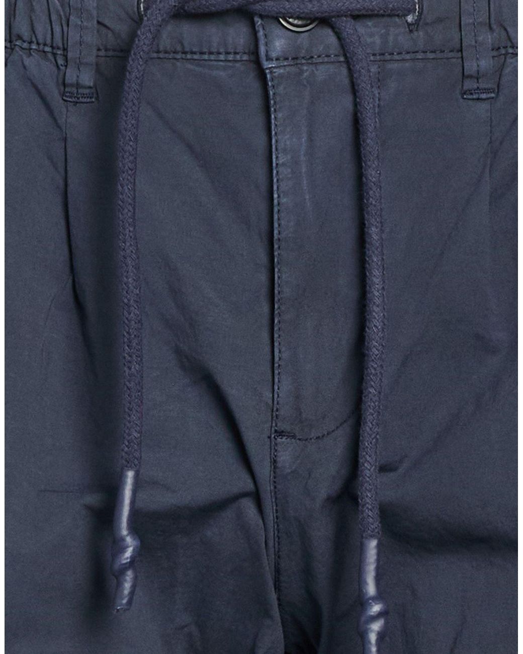 Yes Zee Blue Pants Cotton, Elastane for men