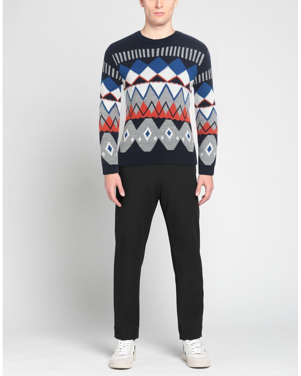 Daniele Alessandrini Blue Sweater for men