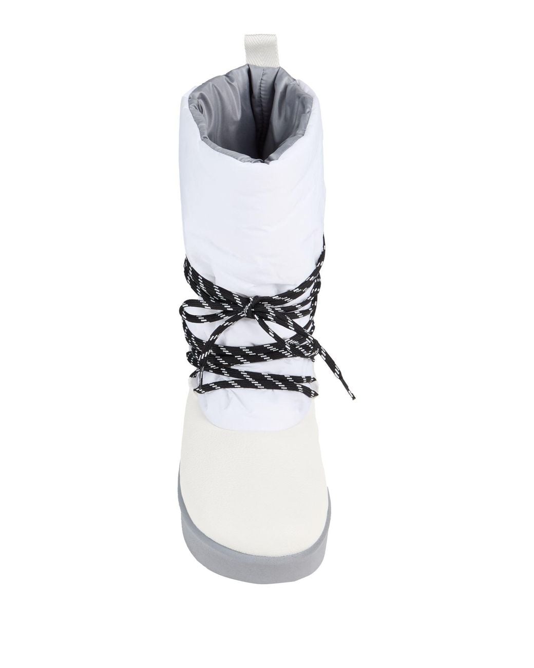 PIUMESTUDIO White Ankle Boots