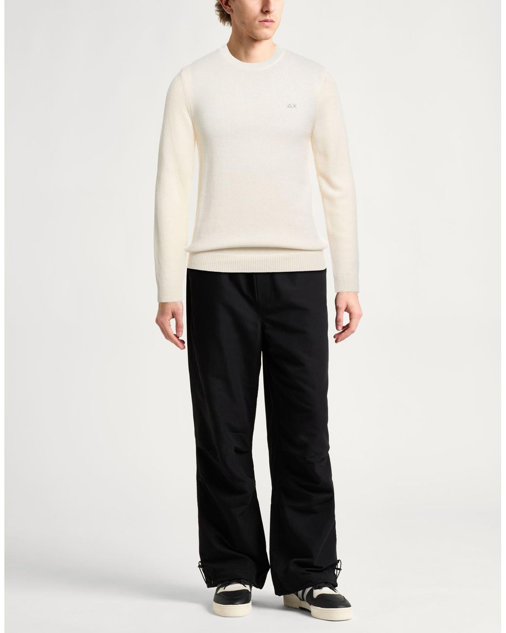 Sun 68 White Sweater for men