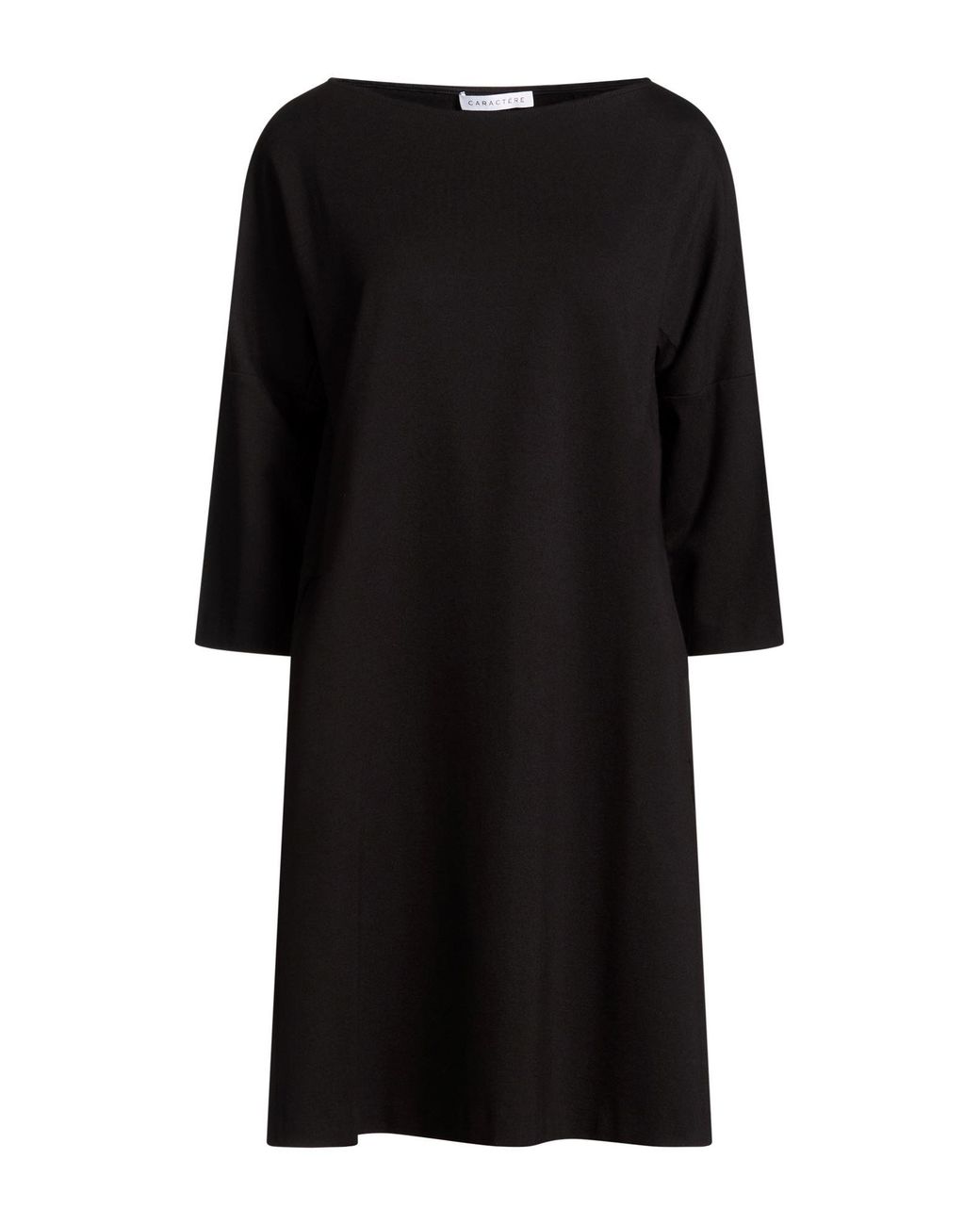 Caractere Black Mini Dress Viscose, Polyamide, Elastane