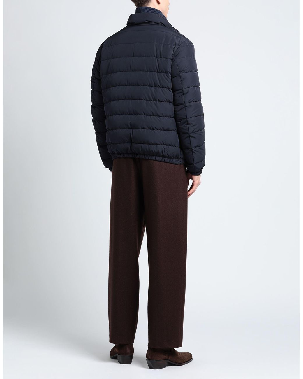 Versace Blue Down Jacket for men