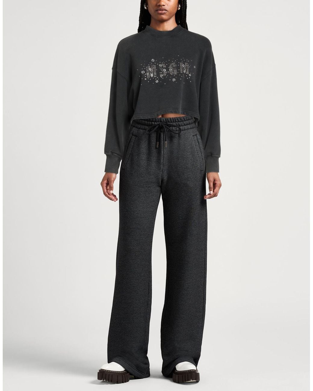 MSGM Black Sweatshirt