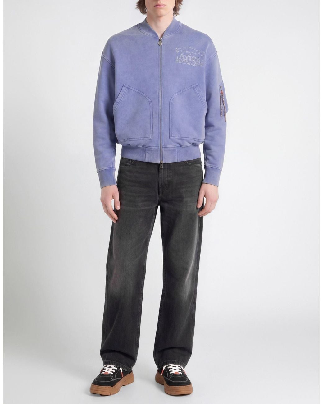 Aries Blue Sweatshirts for men