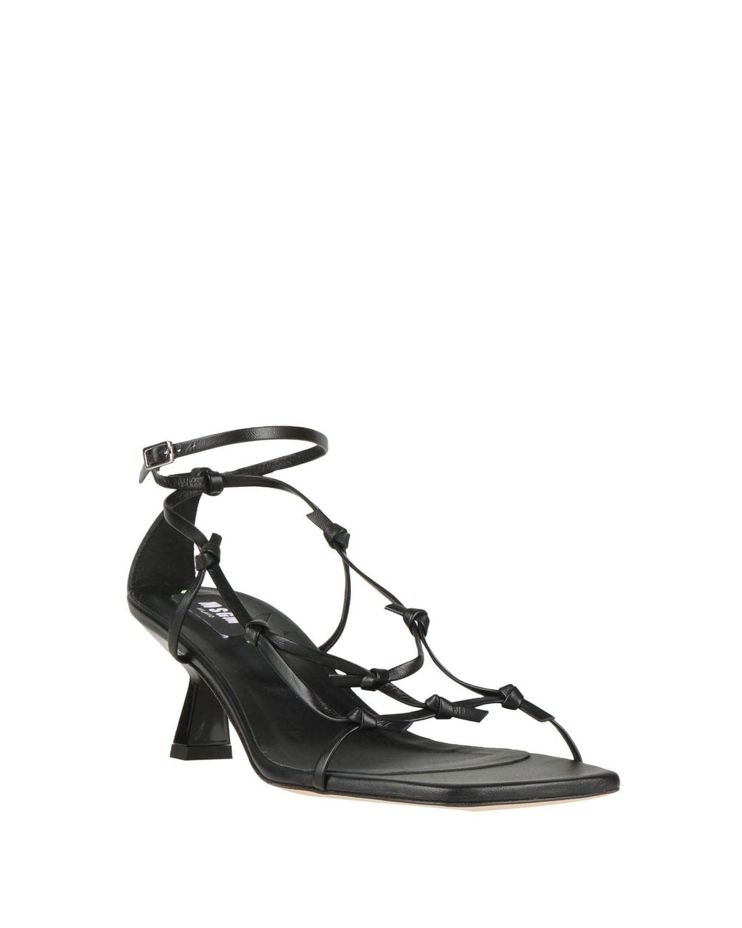 MSGM White Sandals Leather