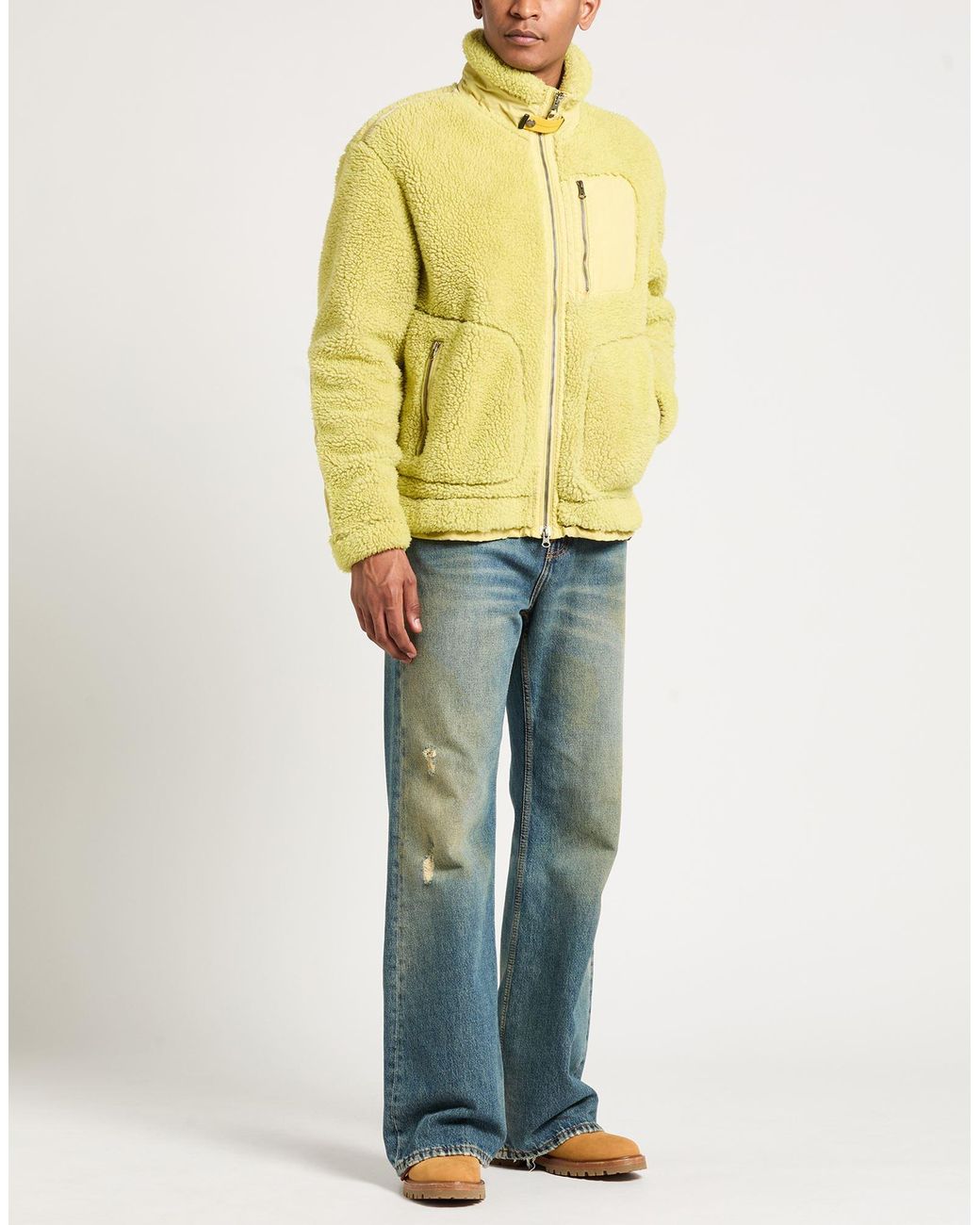 Parajumpers Yellow Lime Jacket Polyester for men