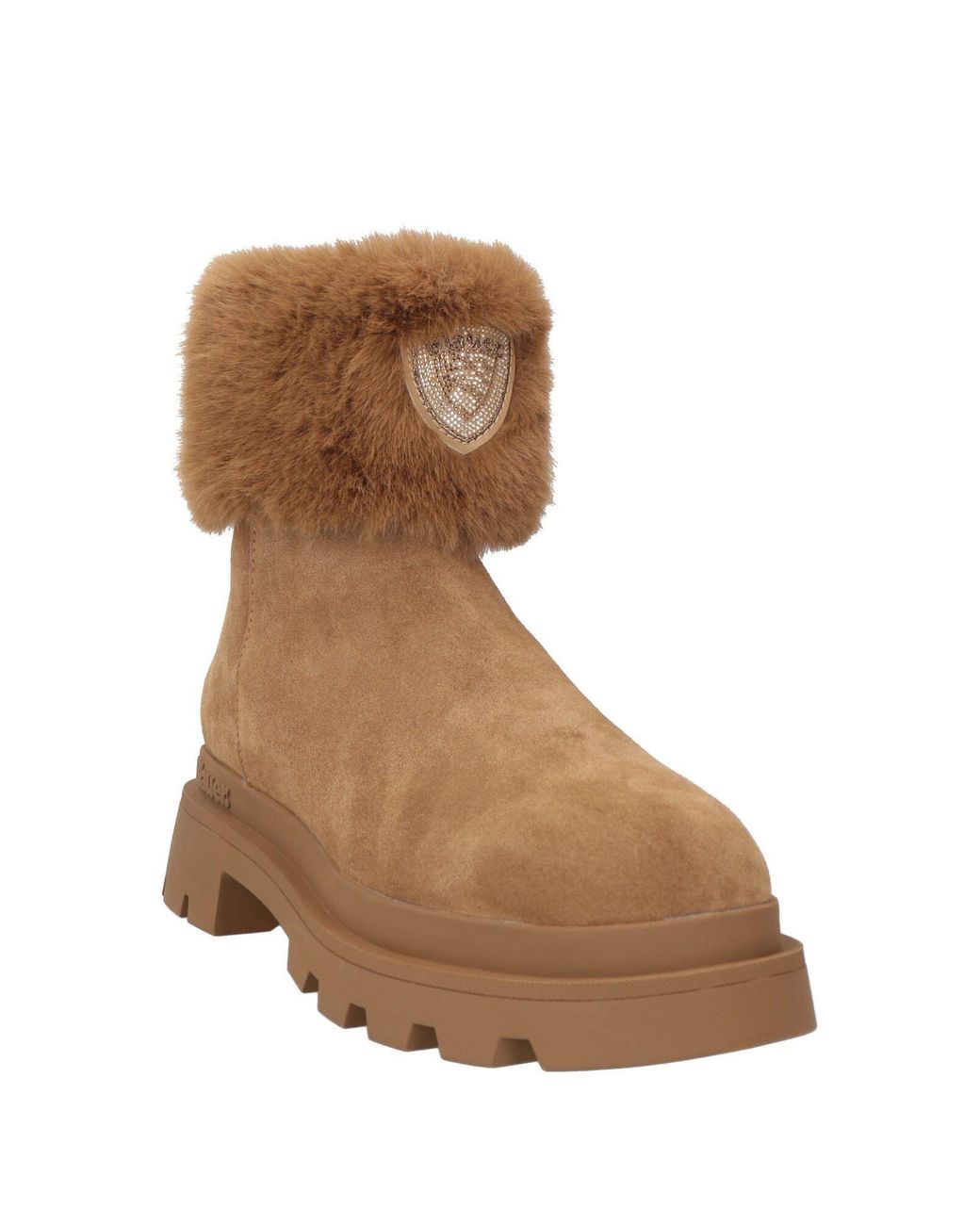 Blauer Brown Stiefelette