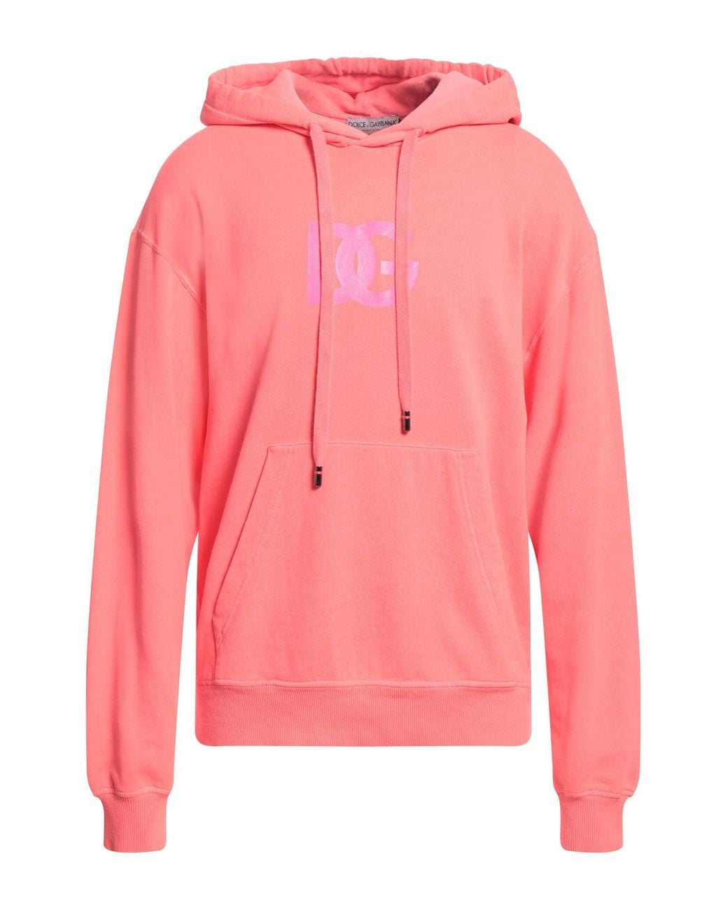 Dolce & Gabbana Pink Sweatshirt Cotton for men
